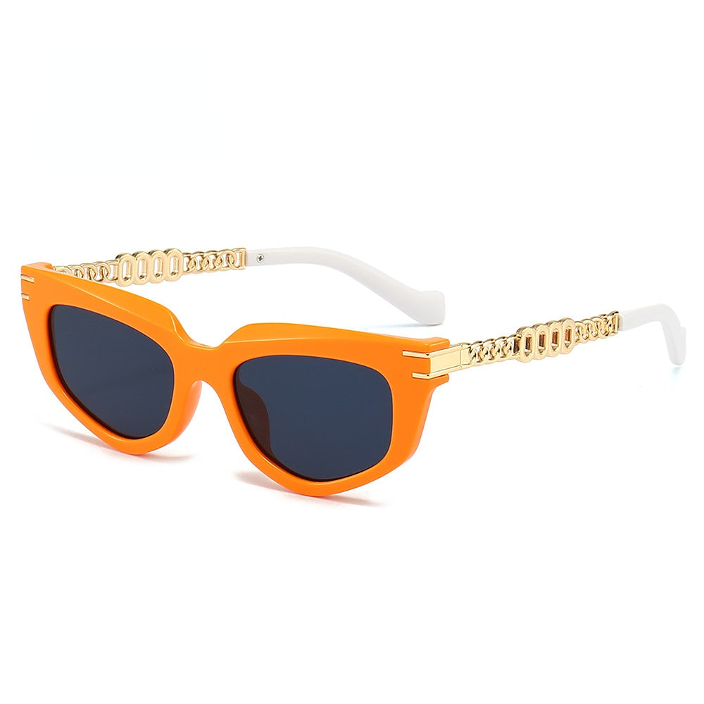 Venta al por mayor PC Cat Eye Candy Color Señoras Gafas de sol